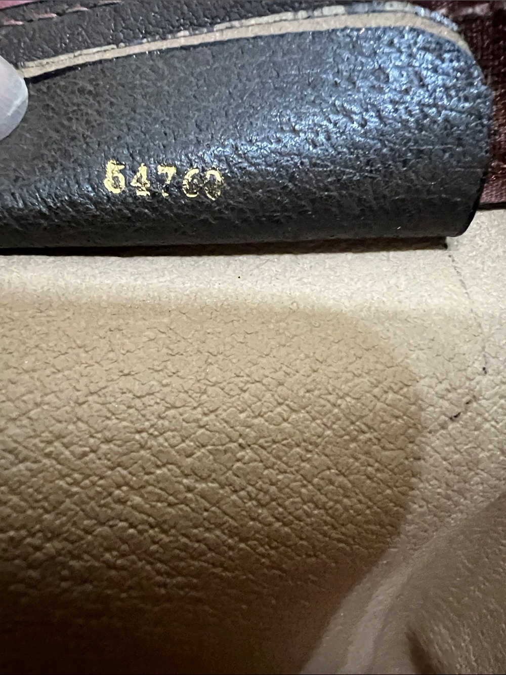 Vintage Designer Styled Clutch Bag Brown GG Canvas with Green and Red Stripe - Picture 7 of 12